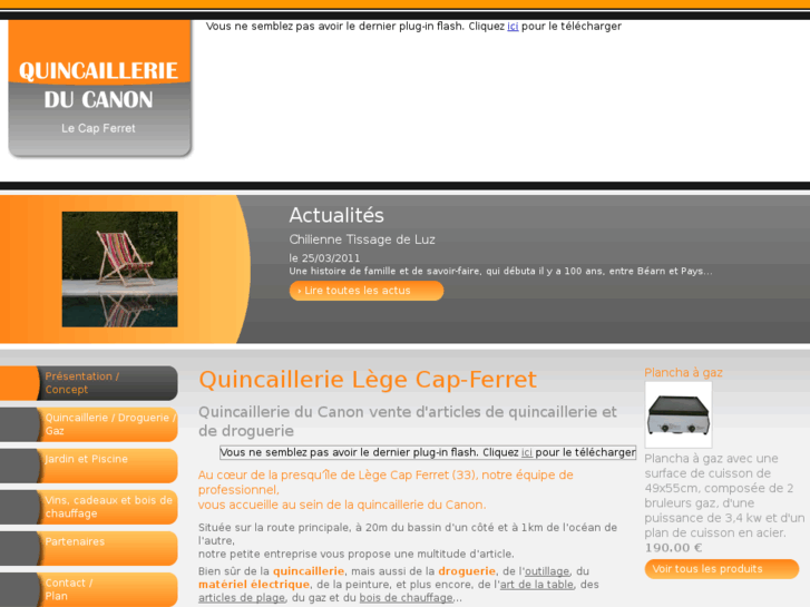 www.quincaillerie-droguerie-legecapferret33.com