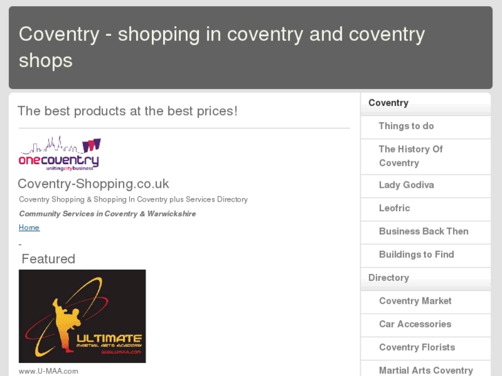 www.coventry-shopping.co.uk