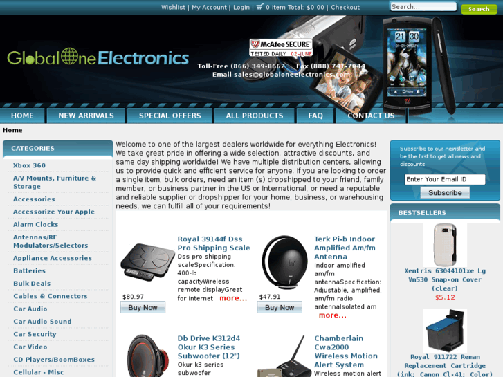www.globaloneelectronics.com