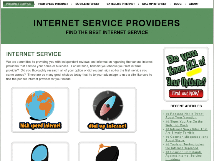 www.internetserviceproviders.net