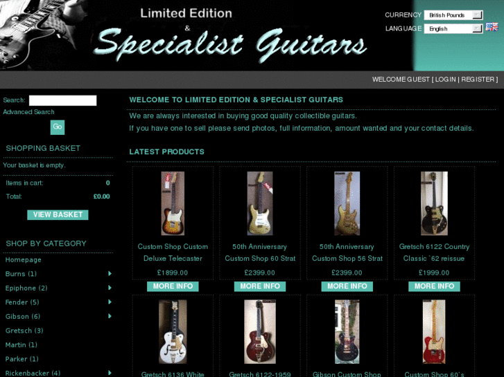 www.limitededitioncollectorsguitars.com
