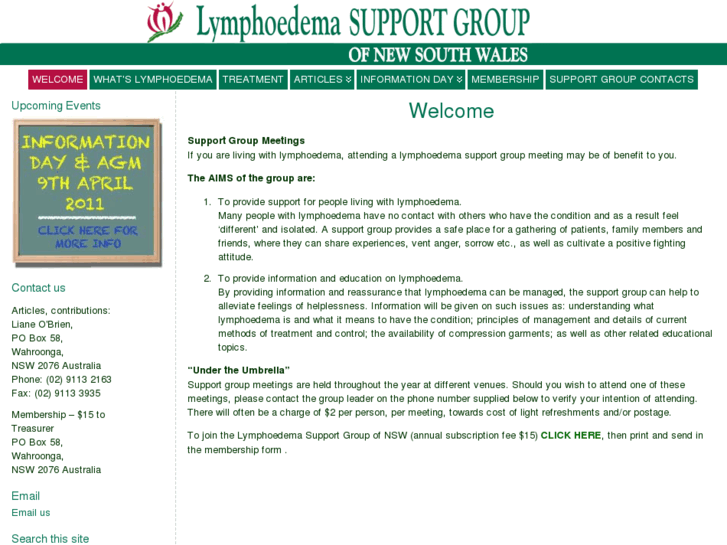 www.lymphoedemasupport.com