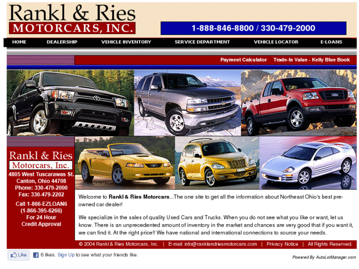 www.ranklandriesmotorcars.com