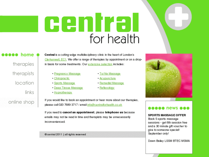 www.centralforhealth.co.uk