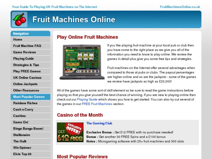 www.fruitmachinesonline.co.uk