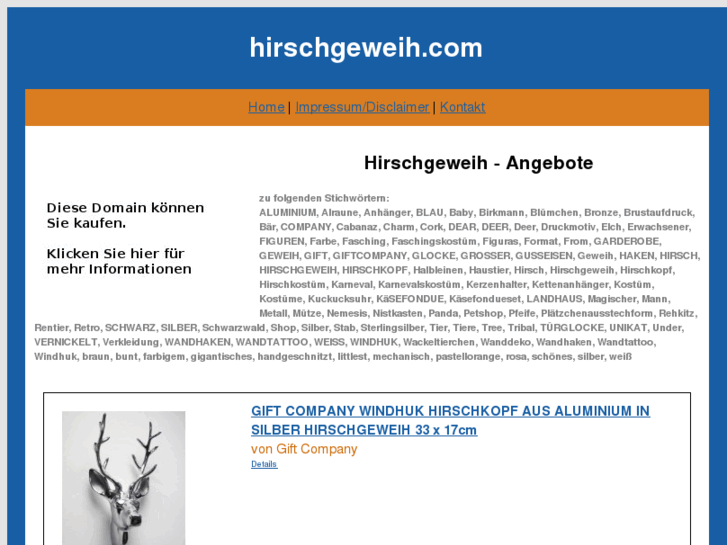 www.hirschgeweih.com