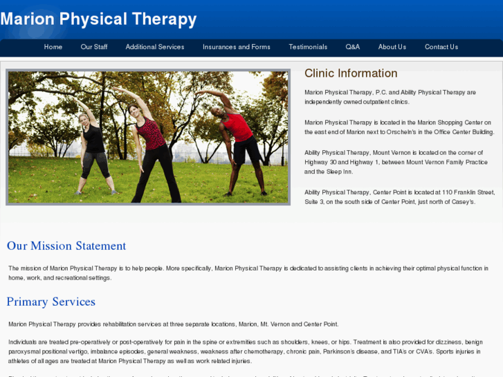 www.marionphysicaltherapy.com