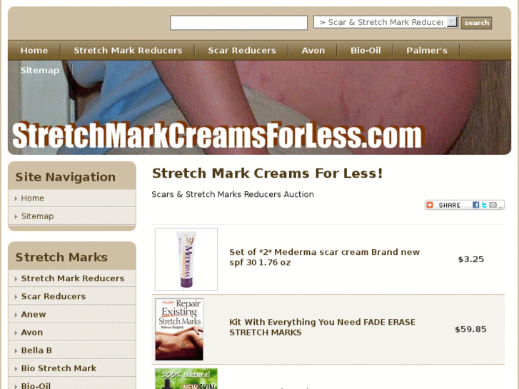 www.stretchmarkcreamsforless.com