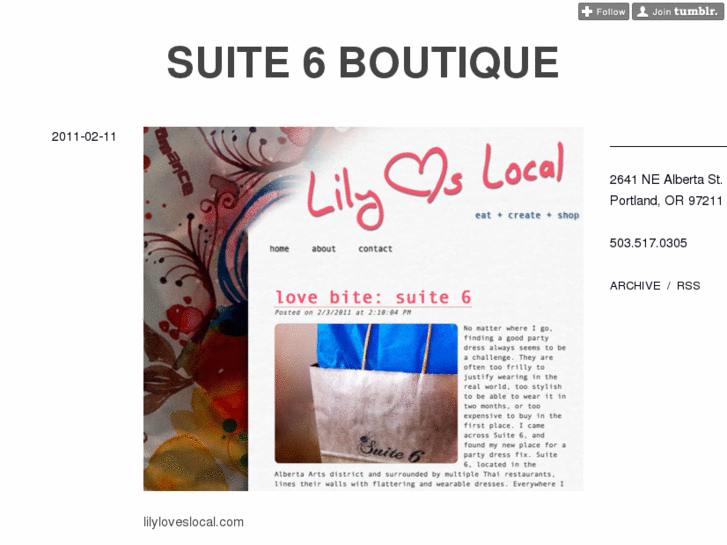 www.suite6boutique.com