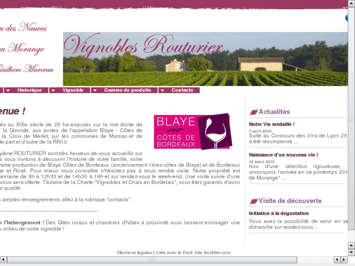 www.vignoblesrouturier.com