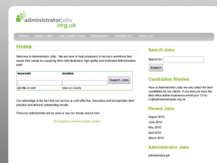 www.administratorjobs.org.uk