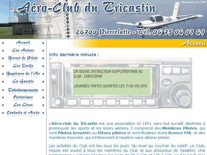 www.aeroclubtricastin.com