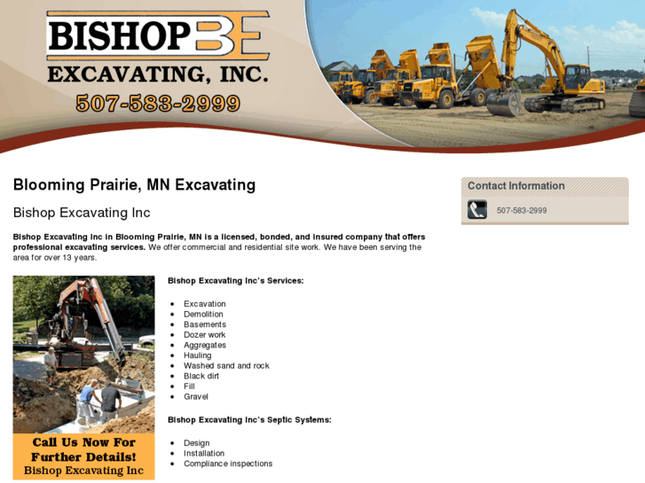 www.bishopexcavating.com