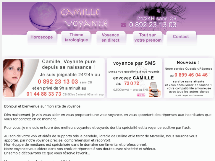 www.camillevoyance.com