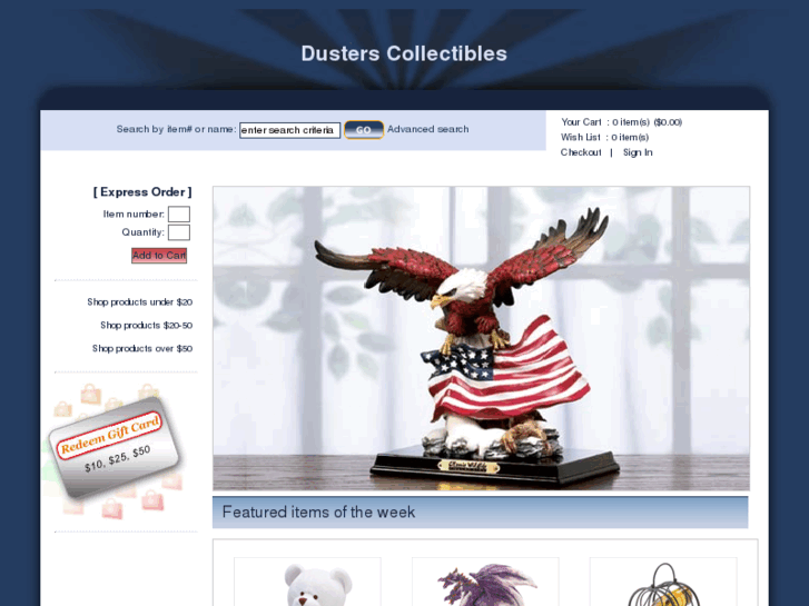 www.dusterscollectibles.net