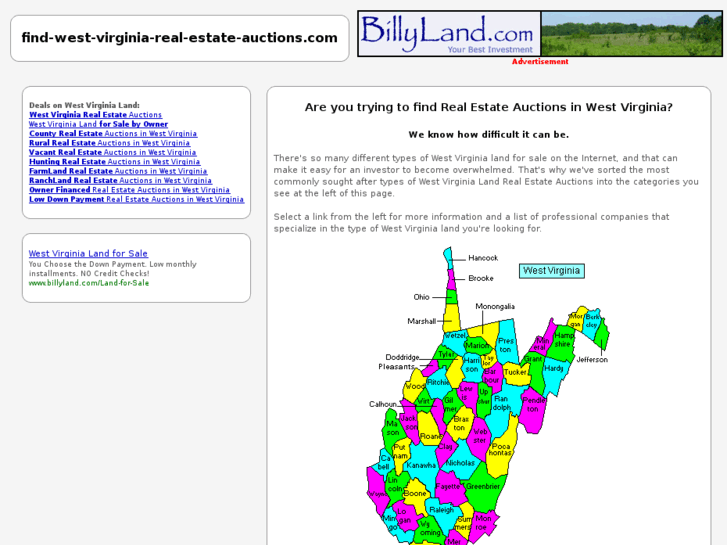 www.find-west-virginia-real-estate-auctions.com