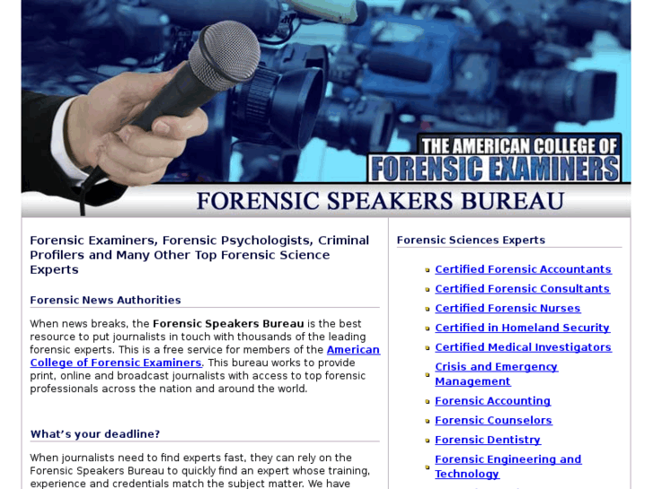 www.forensicspeakers.com