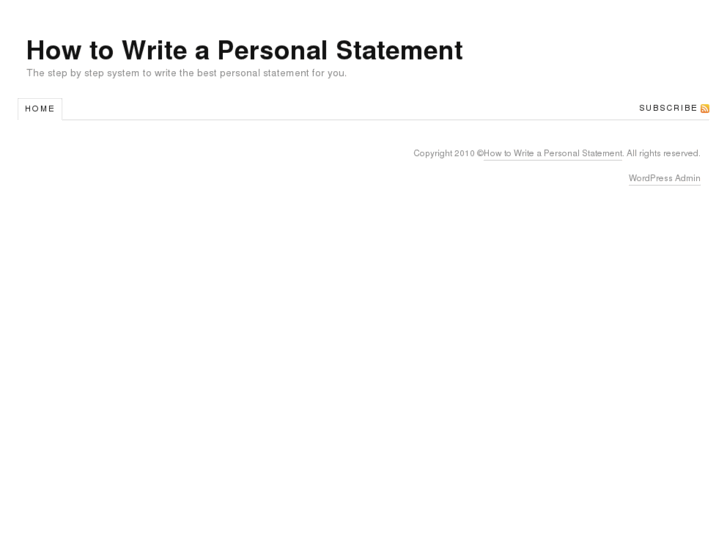 www.howtowriteapersonalstatement.com