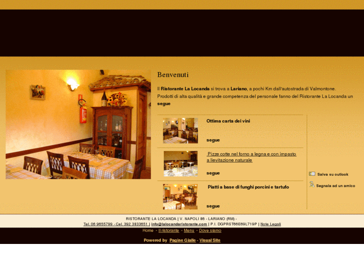 www.lalocandaristorante.com