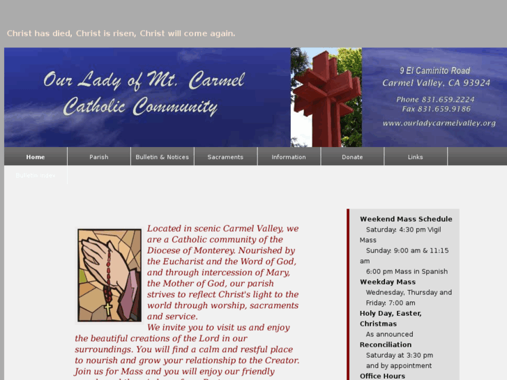 www.ourladycarmelvalley.com