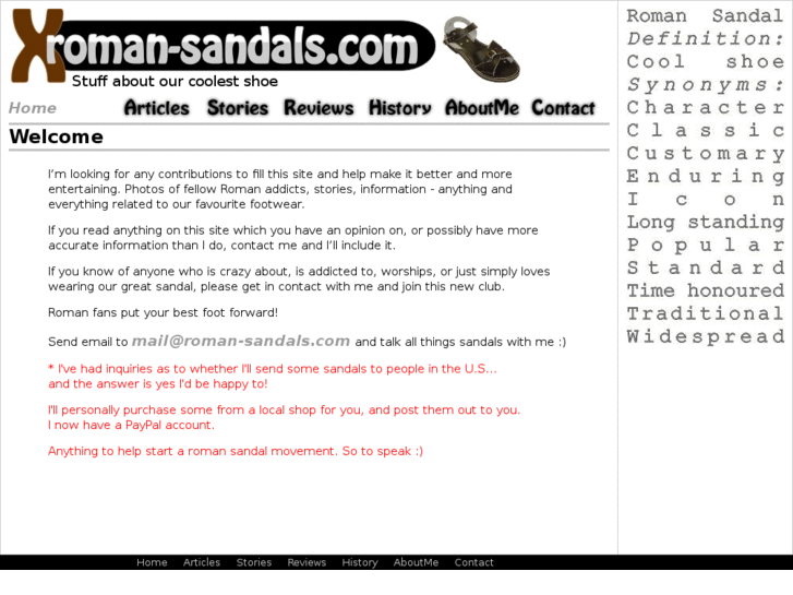 www.roman-sandals.com