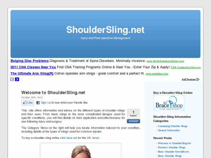 www.shouldersling.net