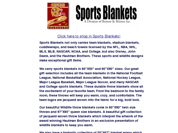 www.sports-blankets.com