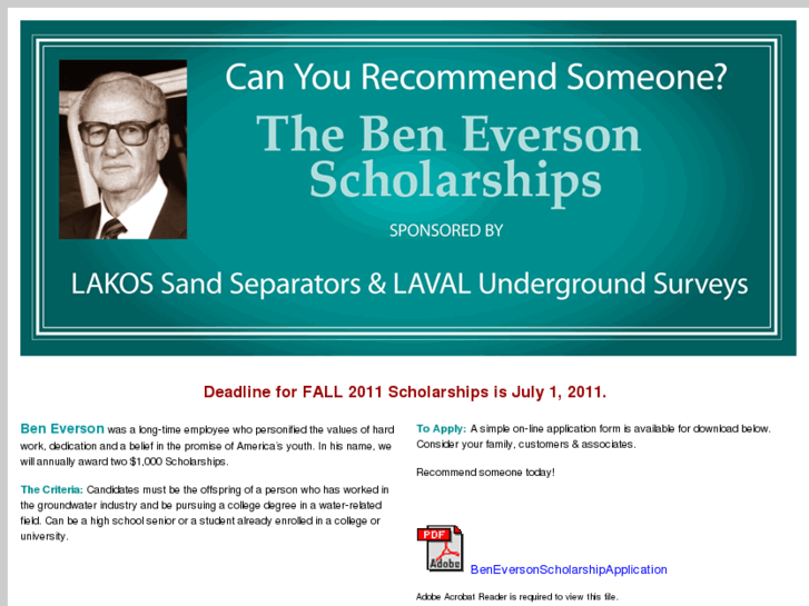 www.beneversonscholarship.com