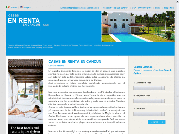 www.casasenrentaencancun.com