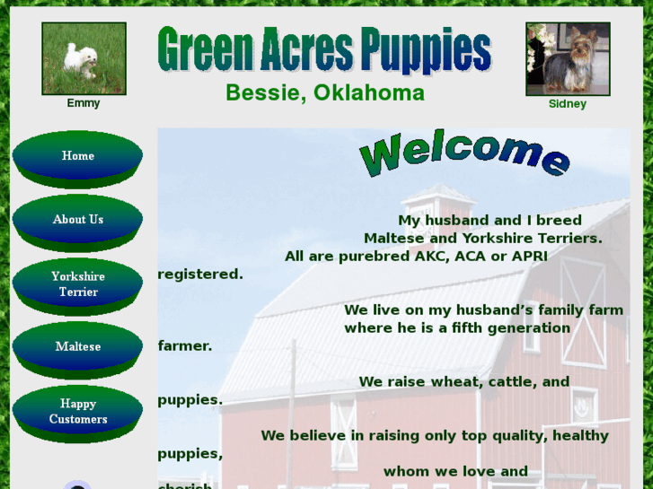 www.greenacrespuppies.com