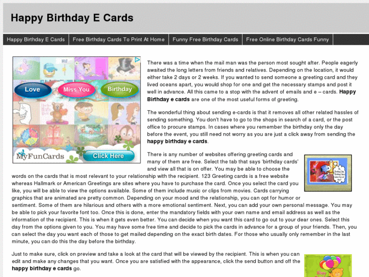 www.happybirthdayecards.info