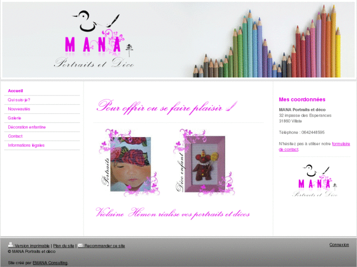 www.mana-portraitsdeco.com