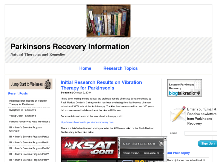 www.parkinsonsrecovery.info