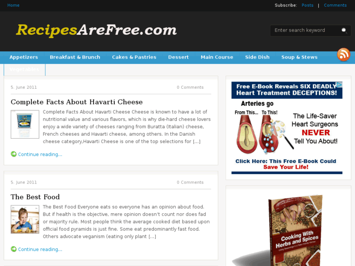 www.recipesarefree.com