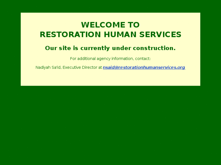 www.restorationhumanservices.org