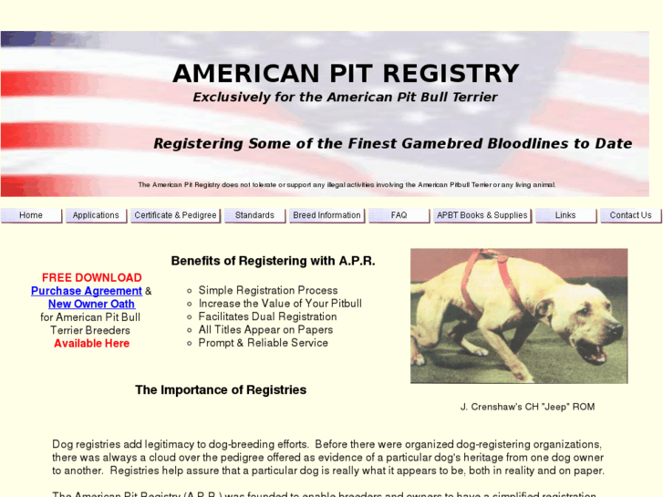 www.americanpitregistry.com