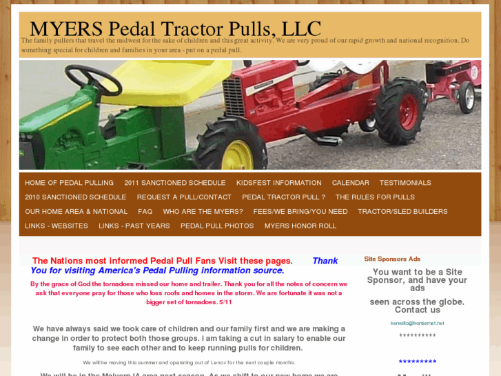 www.myerspedaltractorpulls.net