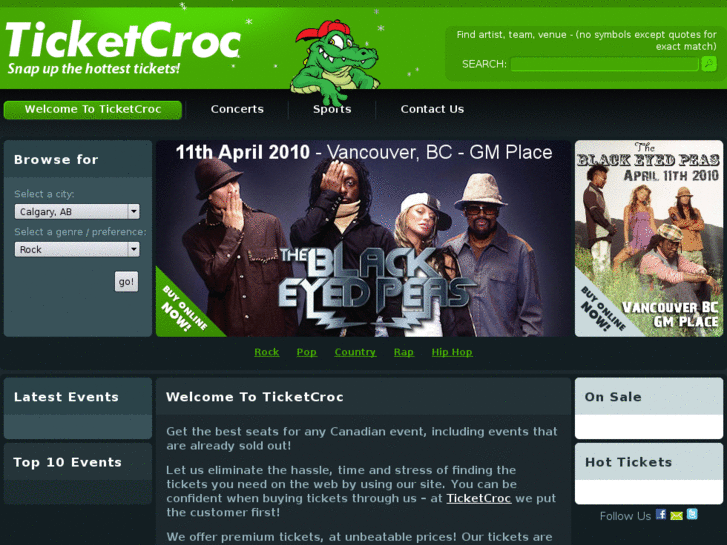 www.ticketcroc.com