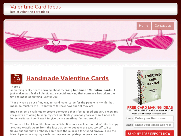 www.valentinecardideas.com