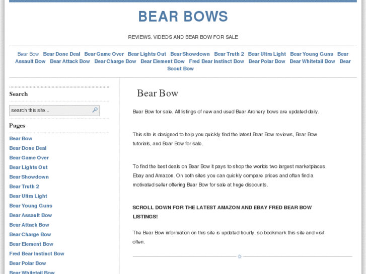 www.bearbows.info