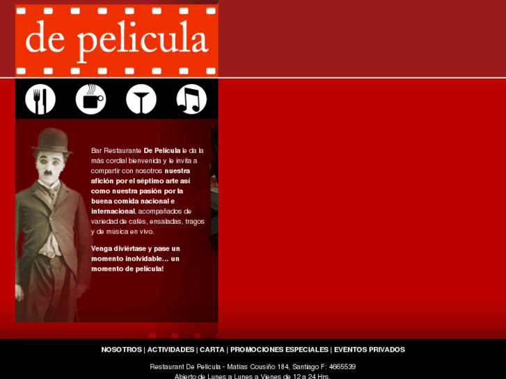 www.depelicula.cl