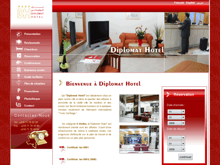 www.diplomat-hotel-tunis.com