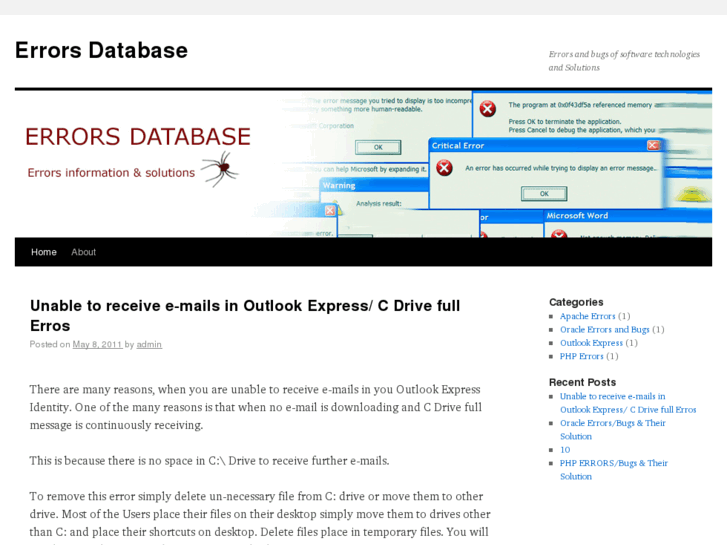 www.errorsdatabase.com