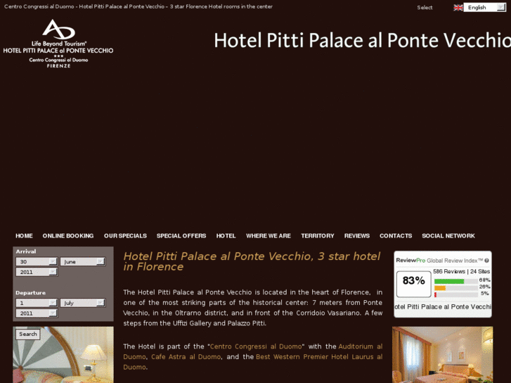 www.florencehotelpittipalacealpontevecchio.com