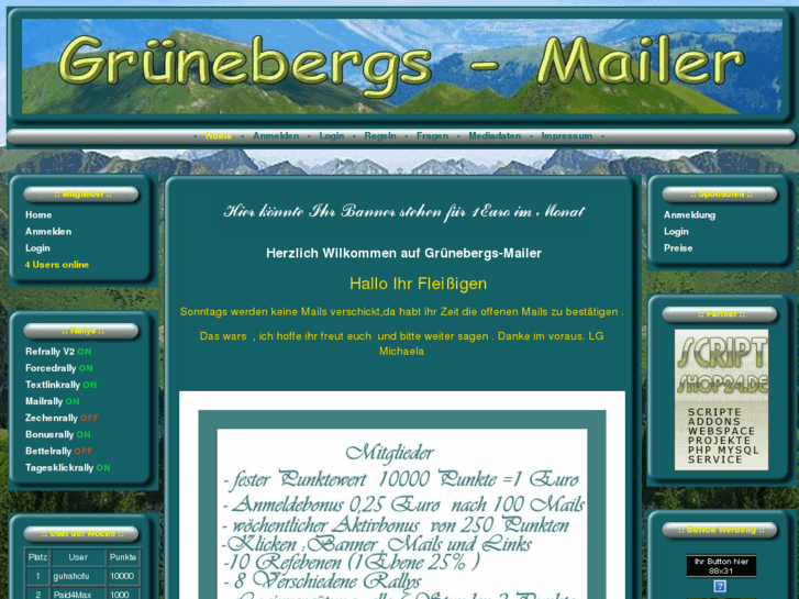 www.gruenebergs-mailer.de