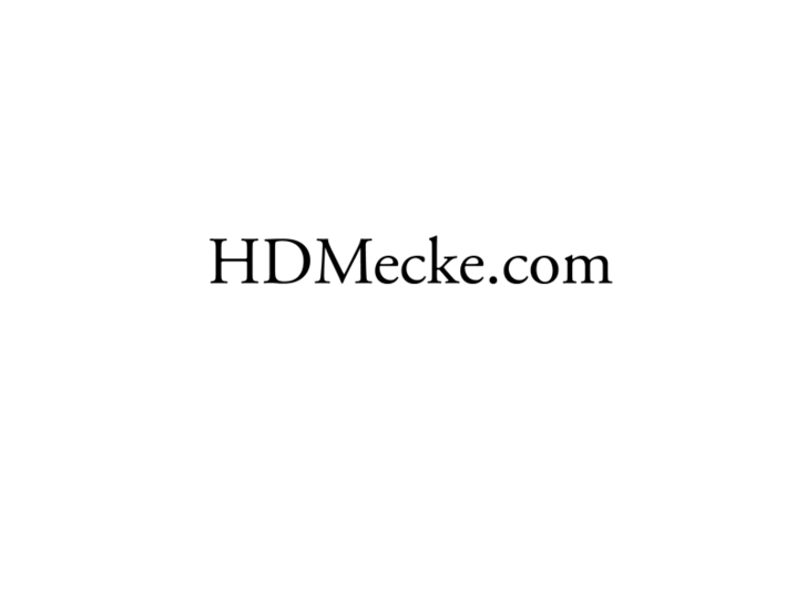 www.hdmecke.com