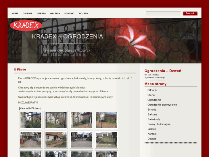 www.kradex-ogrodzenia.pl