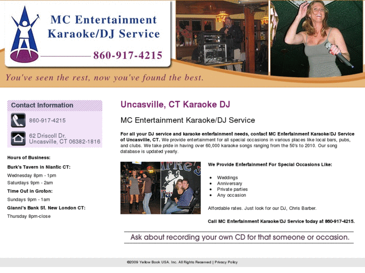 www.mcentertainmentkaraoke.com