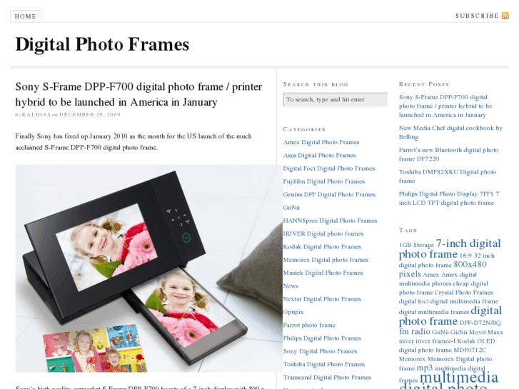 www.thedigitalphotoframes.com