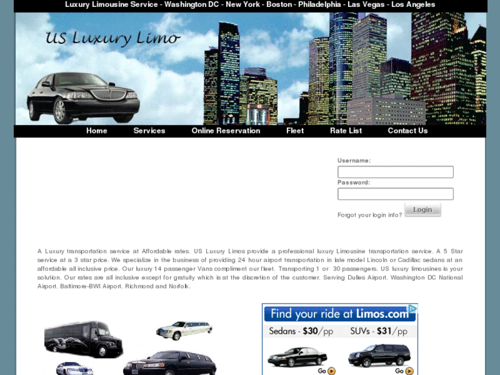 www.usluxurylimo.com